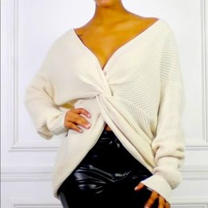 Twisted sweater